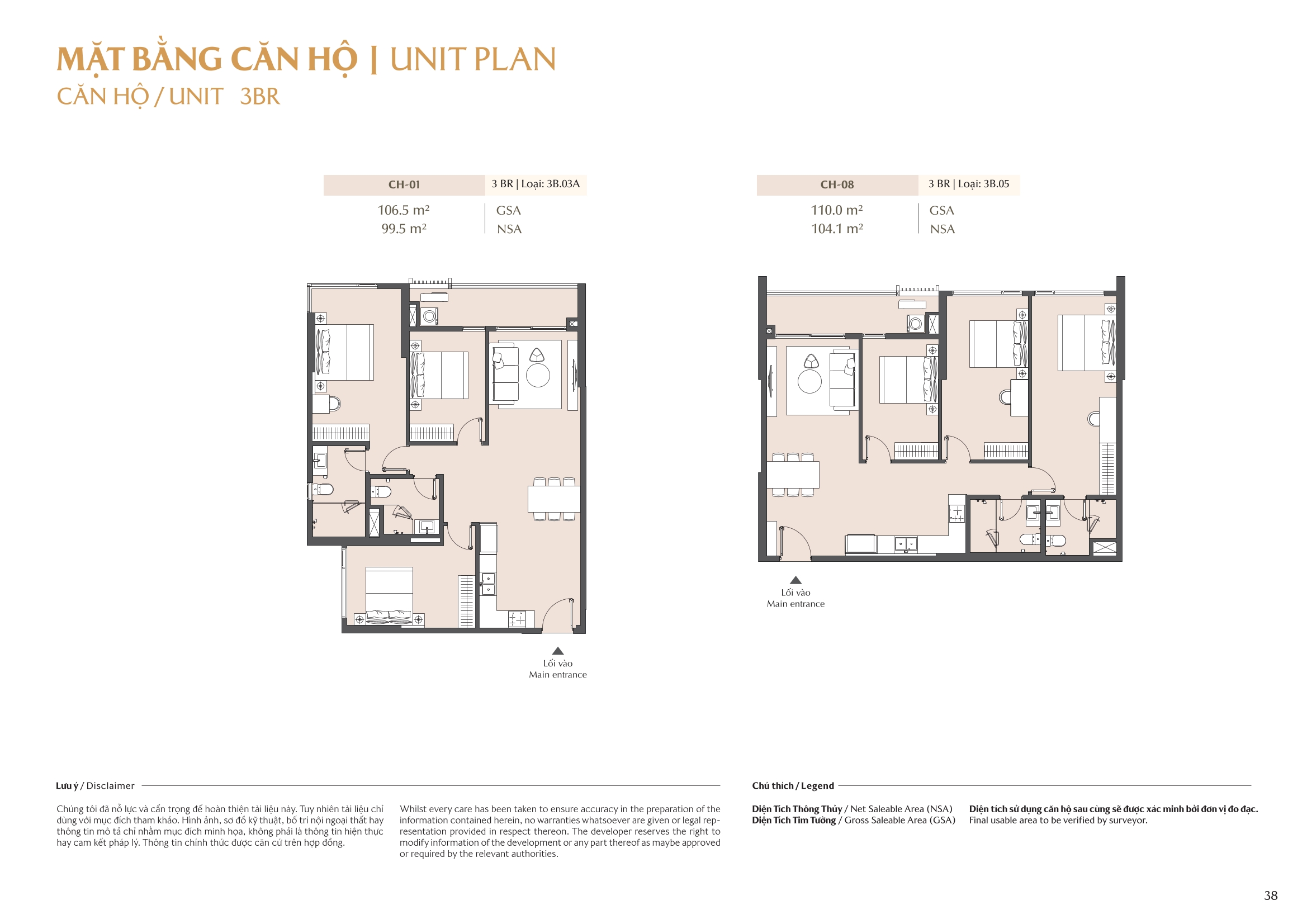 Mặt bằng căn hộ tòa B1 Masteri Park Place 35