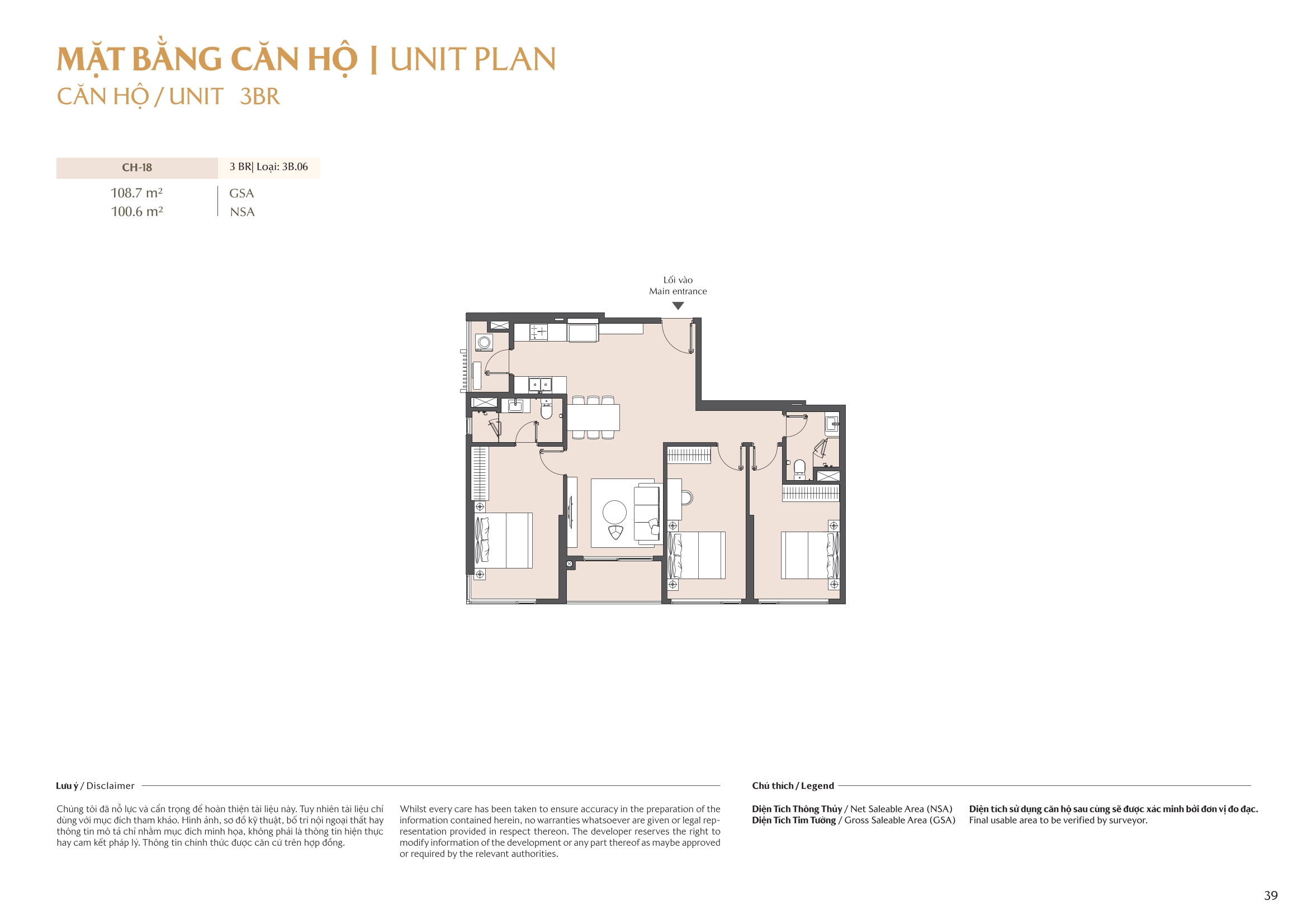 Mặt bằng căn hộ tòa B1 Masteri Park Place 36