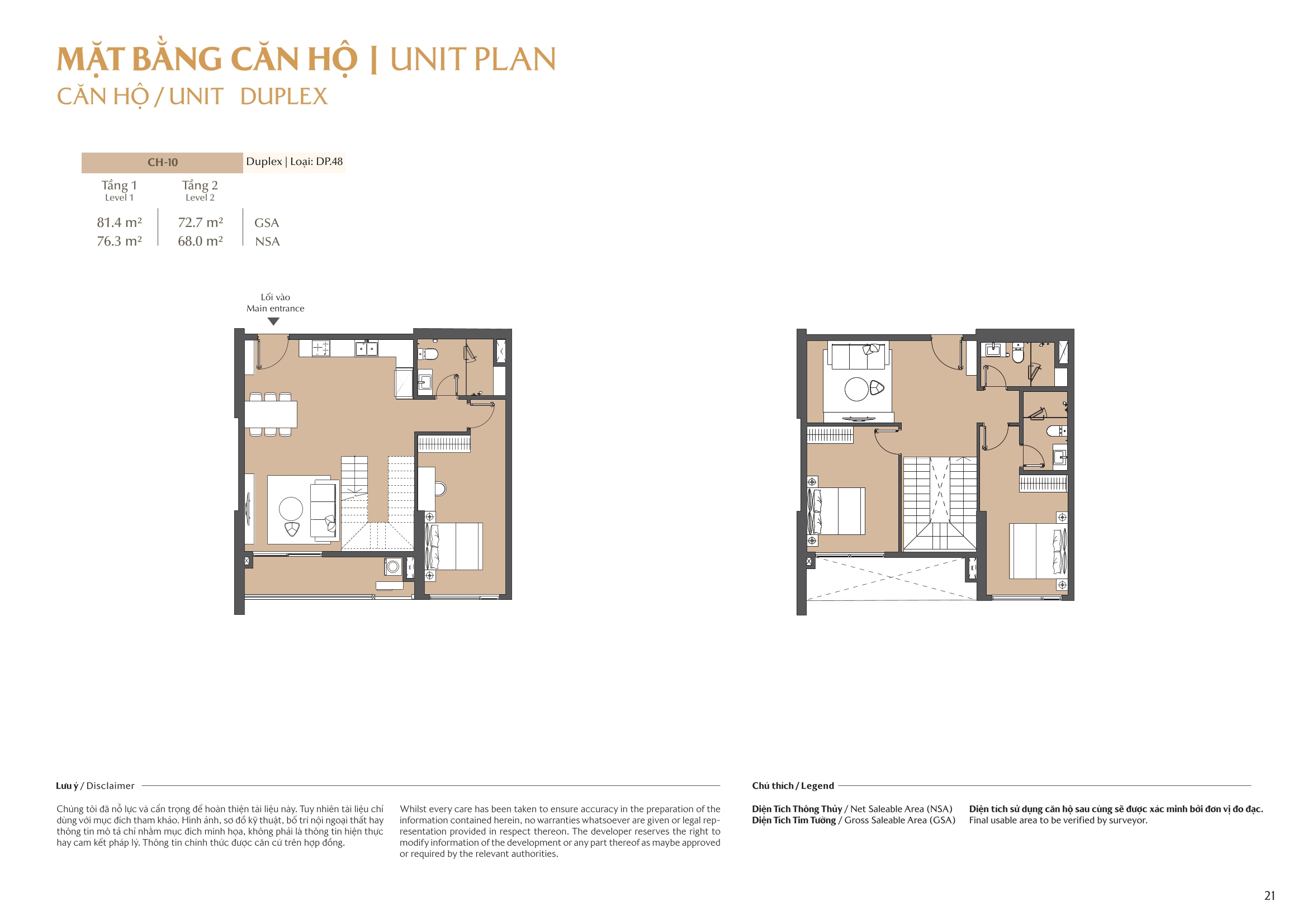 Mặt bằng căn hộ tòa B1 Masteri Park Place 18