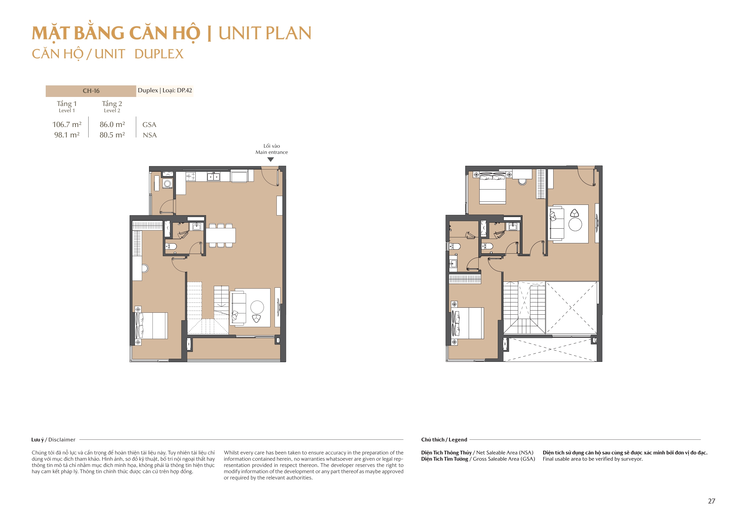 Mặt bằng căn hộ tòa B1 Masteri Park Place 24