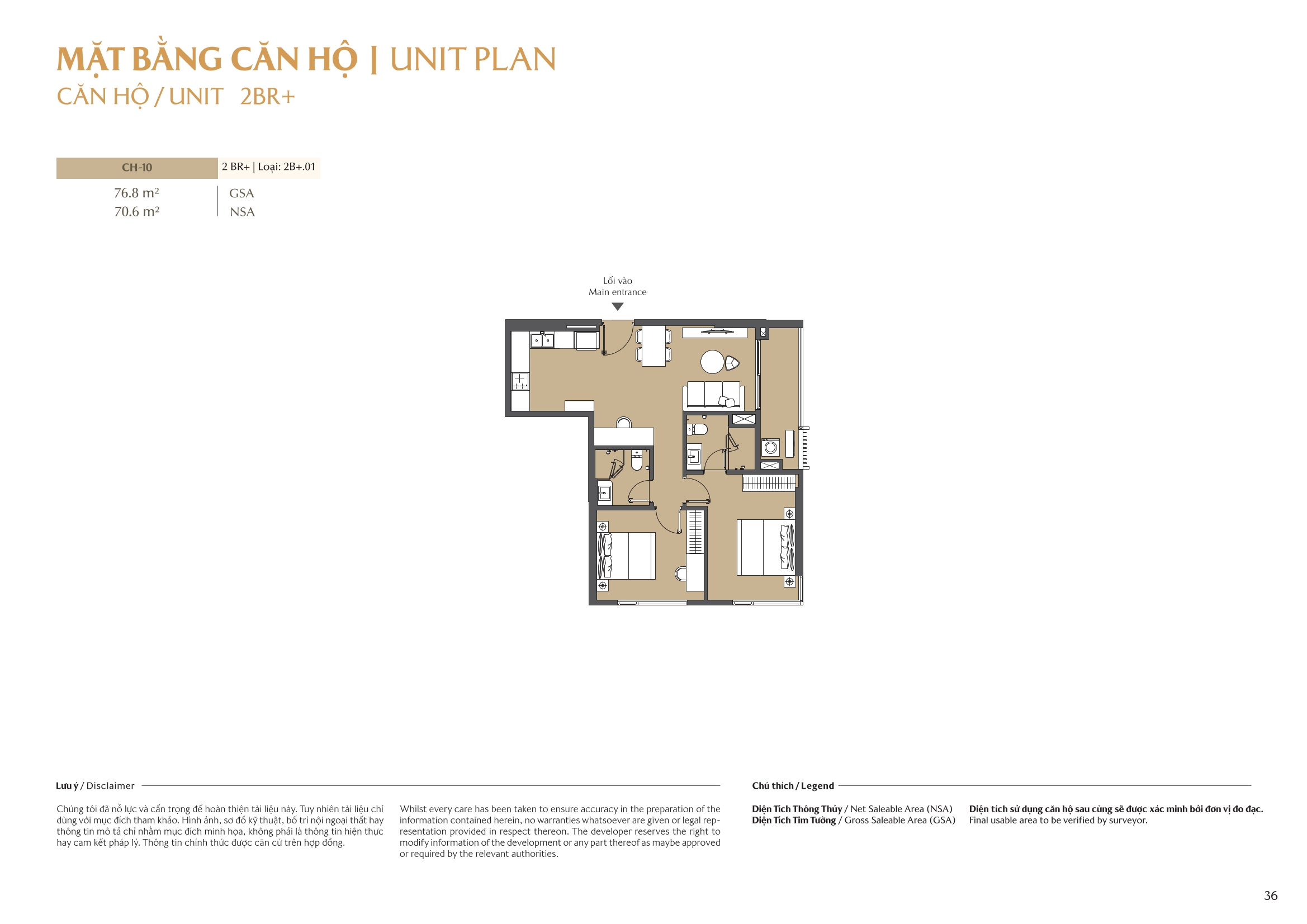 Mặt bằng căn hộ tòa B1 Masteri Park Place 33