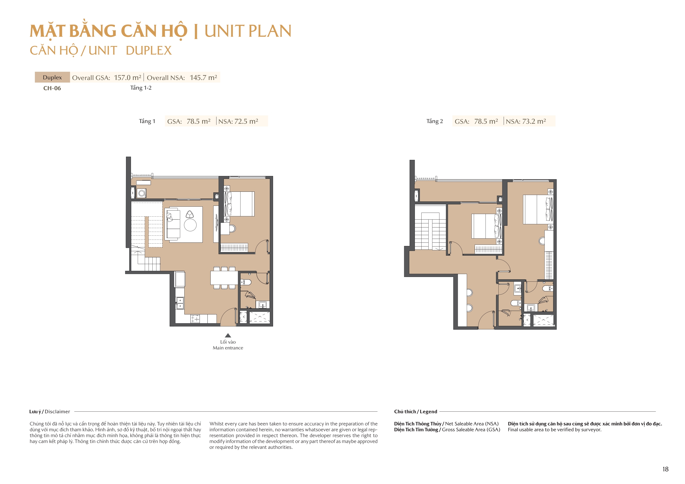 Mặt bằng căn hộ tòa A1 Masteri Park Place 18