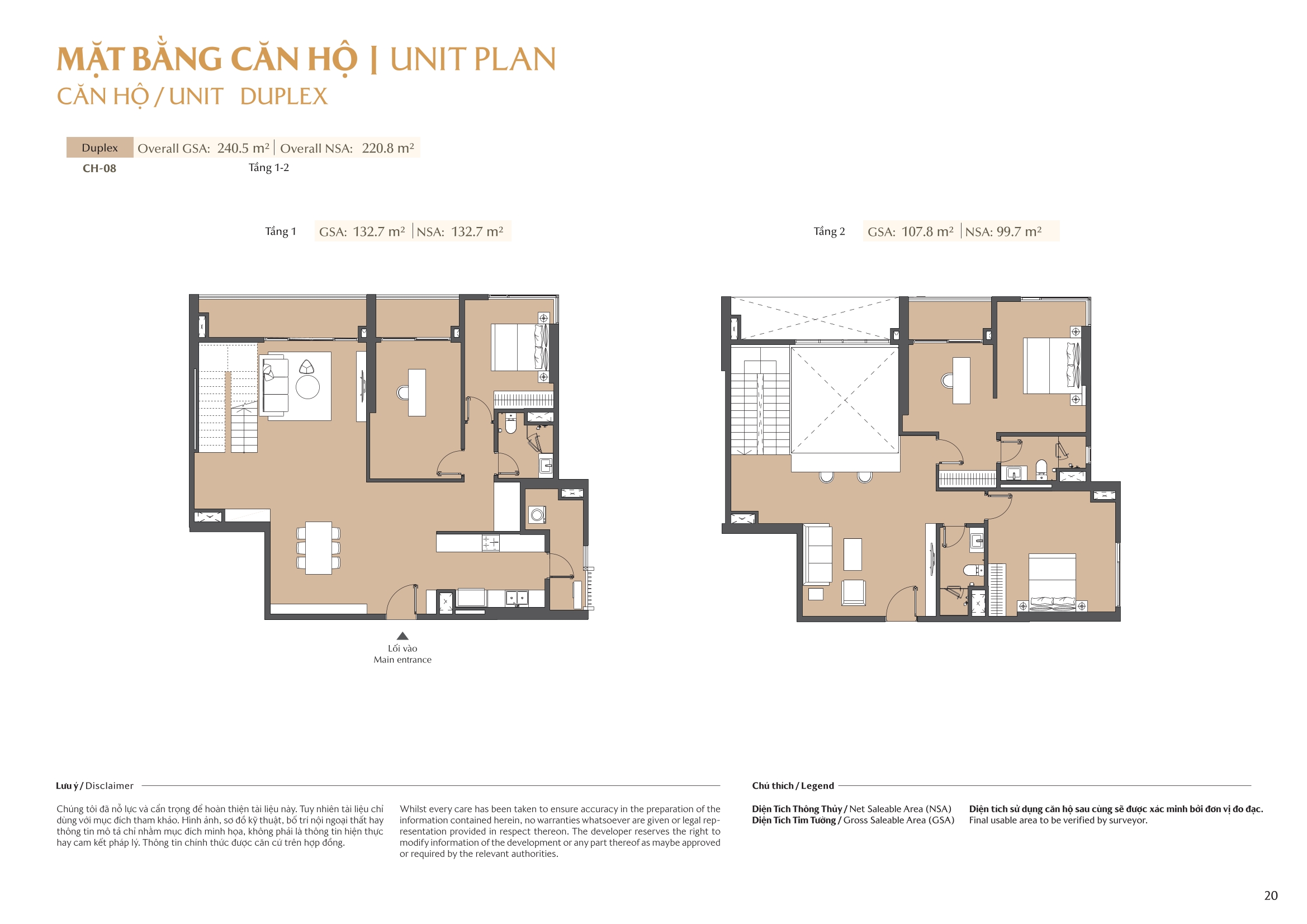Mặt bằng căn hộ tòa A1 Masteri Park Place 20