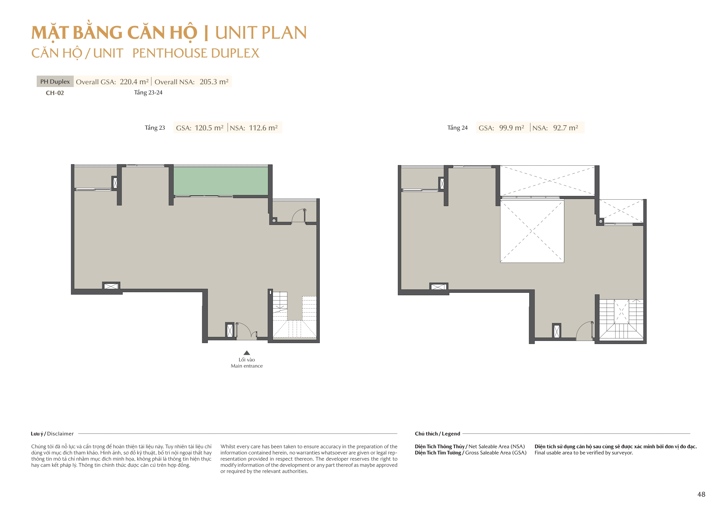 Mặt bằng căn hộ tòa A1 Masteri Park Place 48