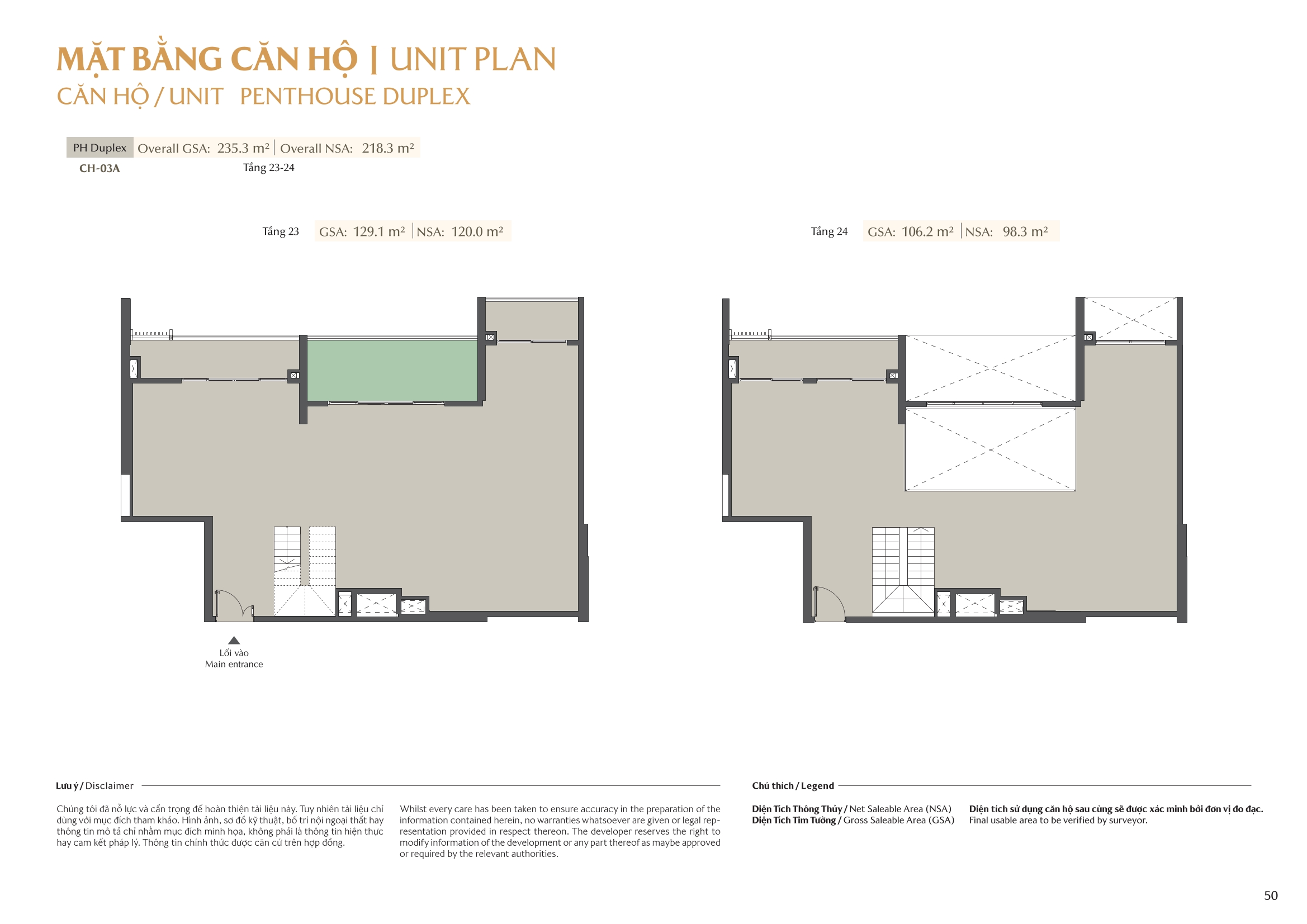 Mặt bằng căn hộ tòa A1 Masteri Park Place 50