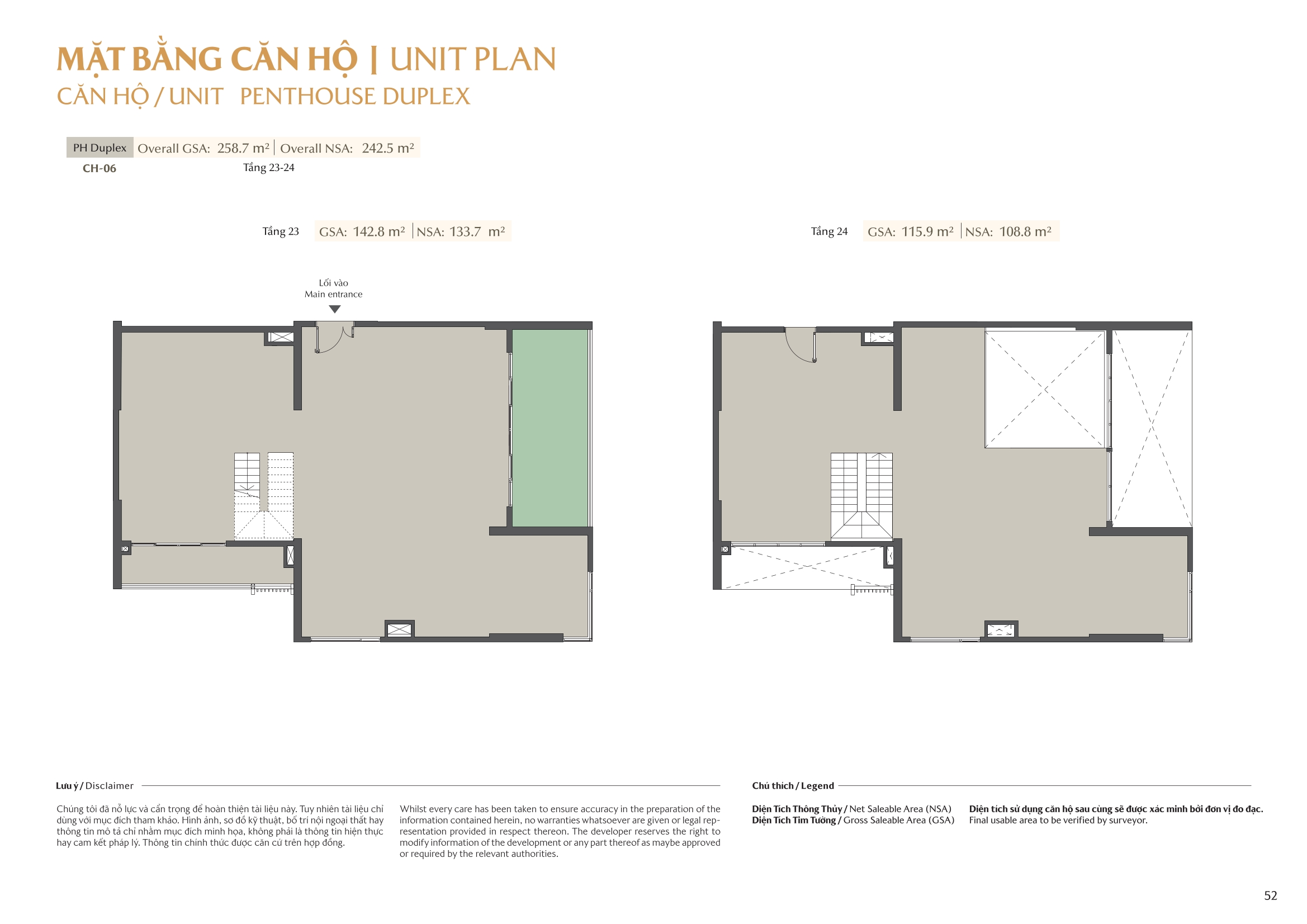 Mặt bằng căn hộ tòa A1 Masteri Park Place 52