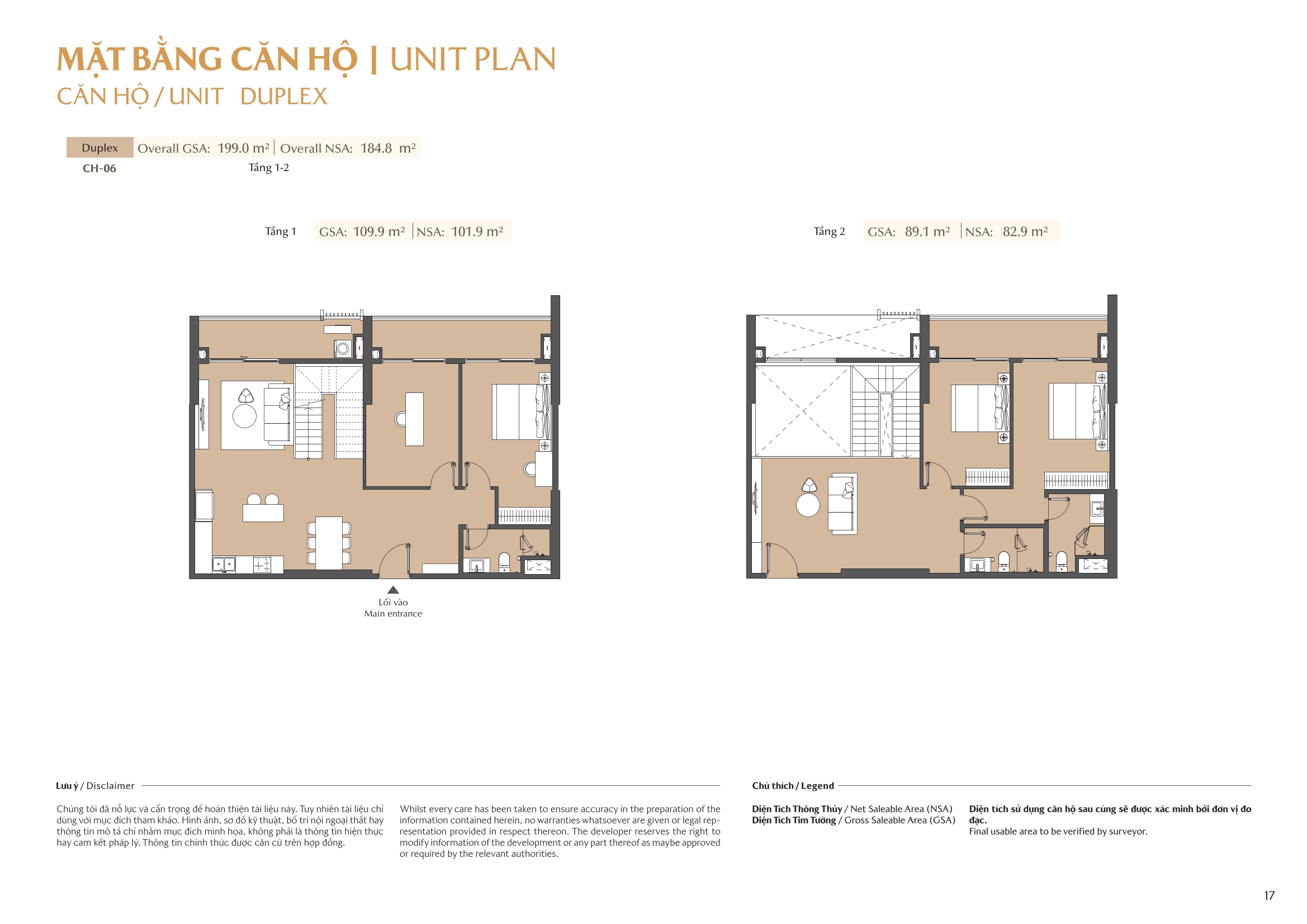 Mặt bằng căn hộ tòa A2 Masteri Park Place 17