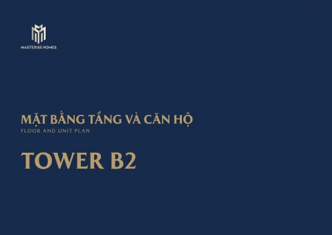 Mặt bằng căn hộ Tòa B1 Masteri Park Place