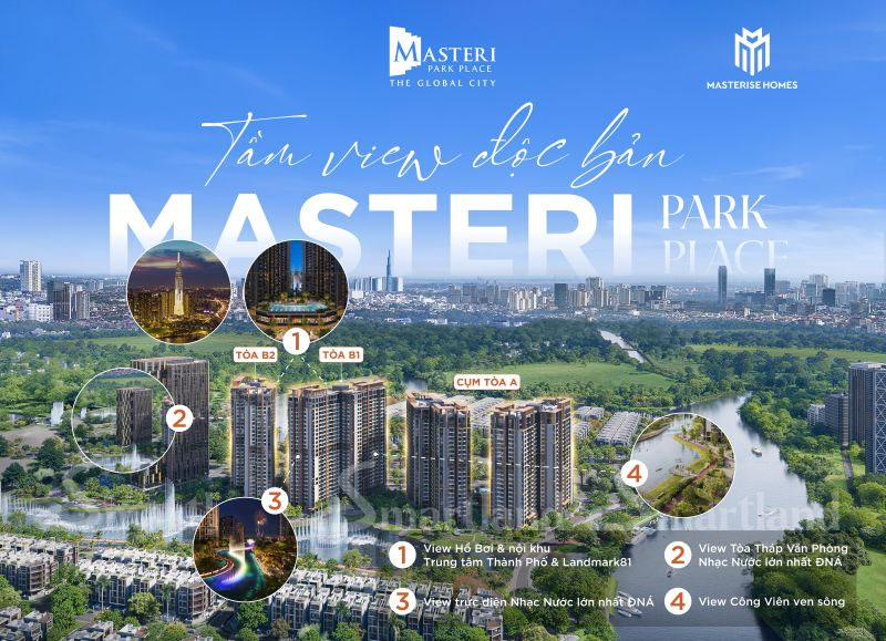 Giá bán Masteri Park Place - Cơ hội đầu tư tại The Global City 2