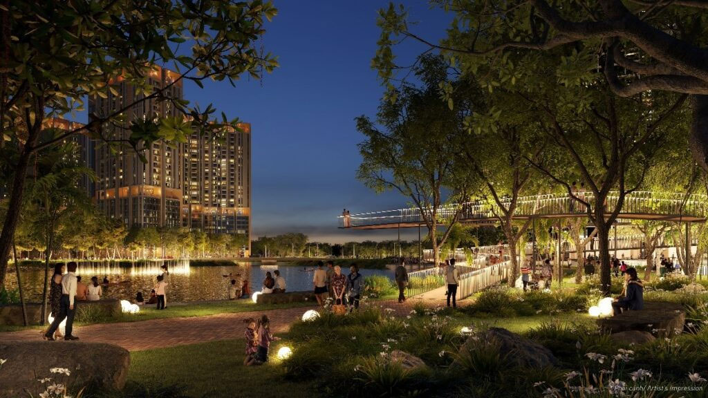 Khu nhạc nước The Global City - Kênh đào The Canal Of Love 6