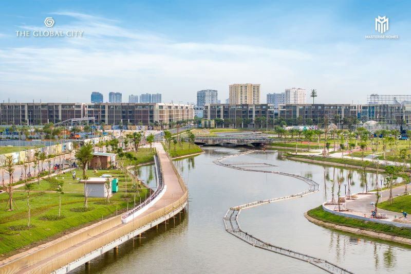 Khu nhạc nước The Global City - Kênh đào The Canal Of Love 9